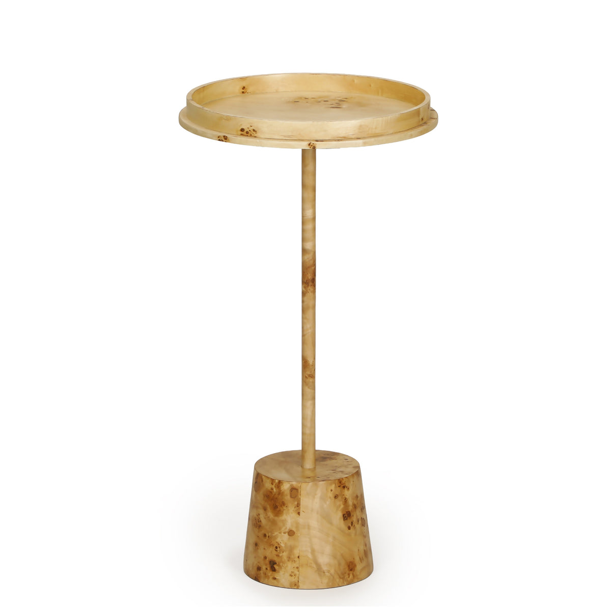 Destin Natural Burl Contract-Grade Side Table - View 4