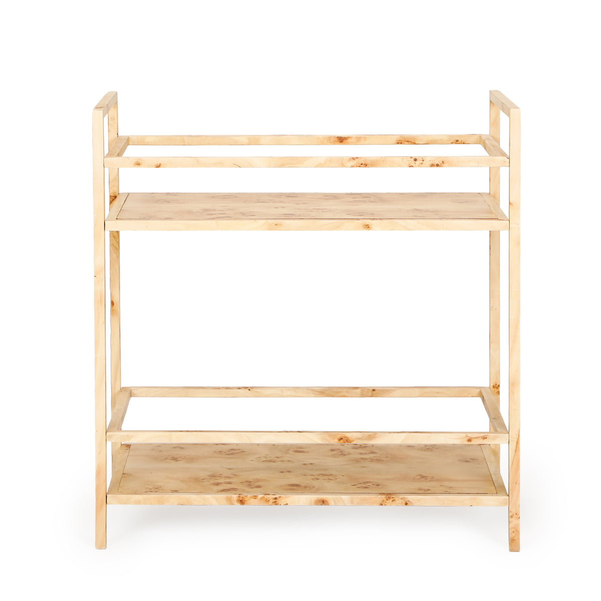 Destin Natural Burl Contract-Grade Bar Cart - View 3