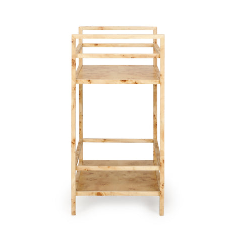 Destin Natural Burl Contract-Grade Bar Cart - View 4