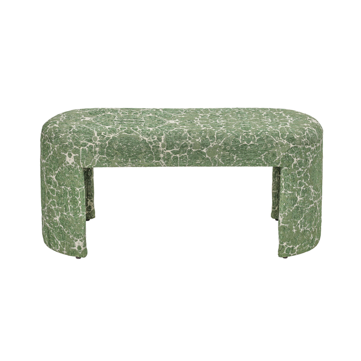 Greenspace 39" Rounded Upholstered Bench - View 3