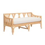 Jayla 54" Natural Rattan Bench