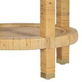 Amara Natural Rattan Side Table