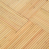 Matea Natural Rattan Cross Side Table