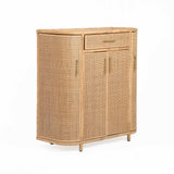 Tarot Natural Rattan Bar Cabinet