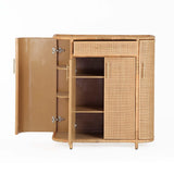 Tarot Natural Rattan Bar Cabinet