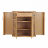 Tarot Natural Rattan Bar Cabinet