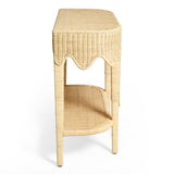 Sally 41" Natural Rattan Console Table - View 4