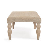 Vicky 49" Natural Woven Seagrass Rectangular Coffee Table - View 5