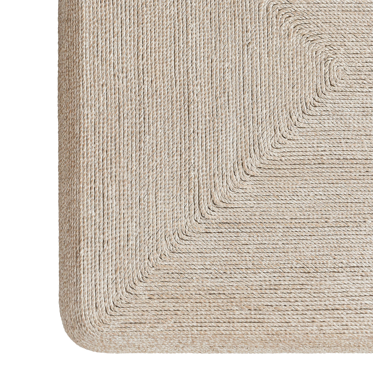 Vicky 49" Natural Woven Seagrass Rectangular Coffee Table - View 7