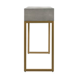 Pesce 59" Shagreen 3 Drawer Console Table