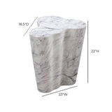 Slab Concrete Indoor/Outdoor Side Table (18"-22") - View 7