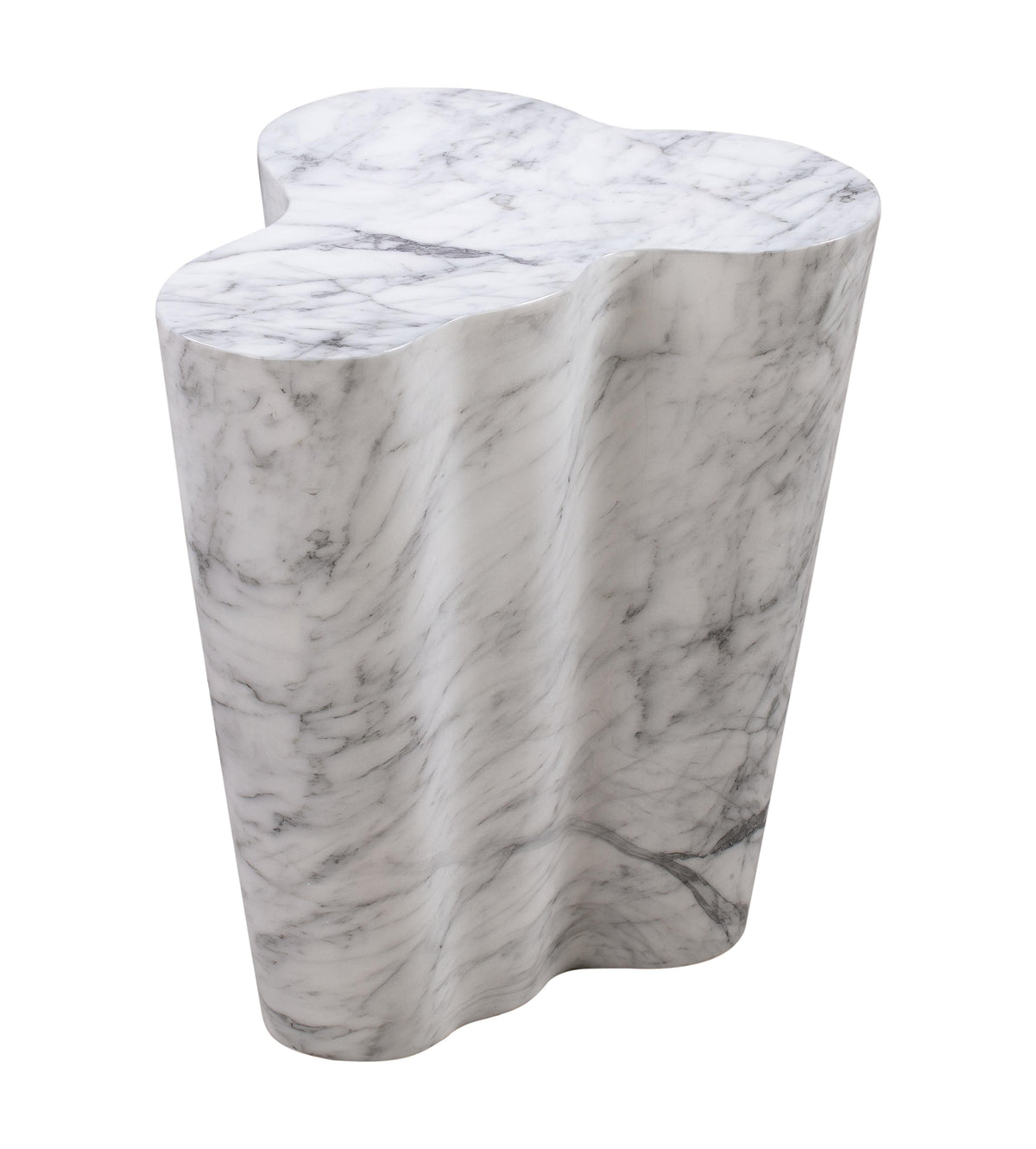Slab Concrete Indoor/Outdoor Side Table (18"-22") - View 1