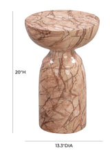 Rue Black Marble Side Table