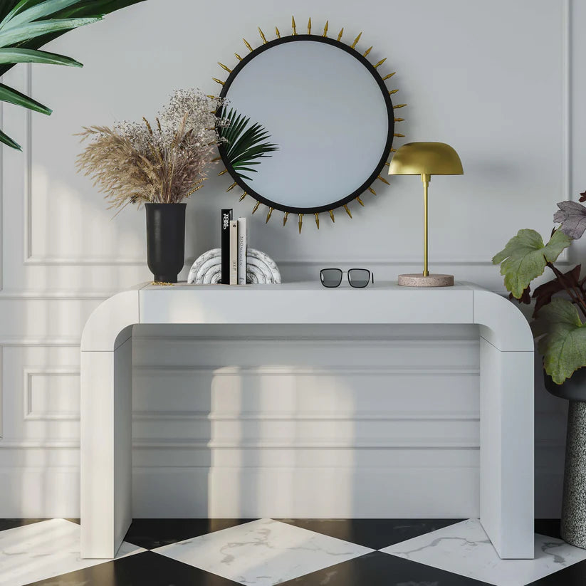 Hump Black Console Table