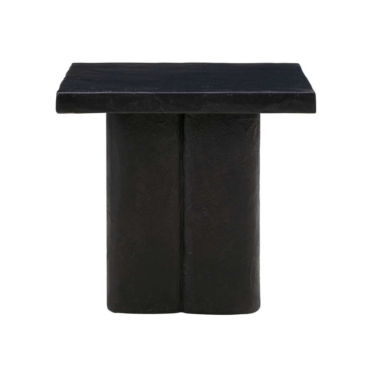 Kayla Faux Plaster Indoor / Outdoor Square Side Table
