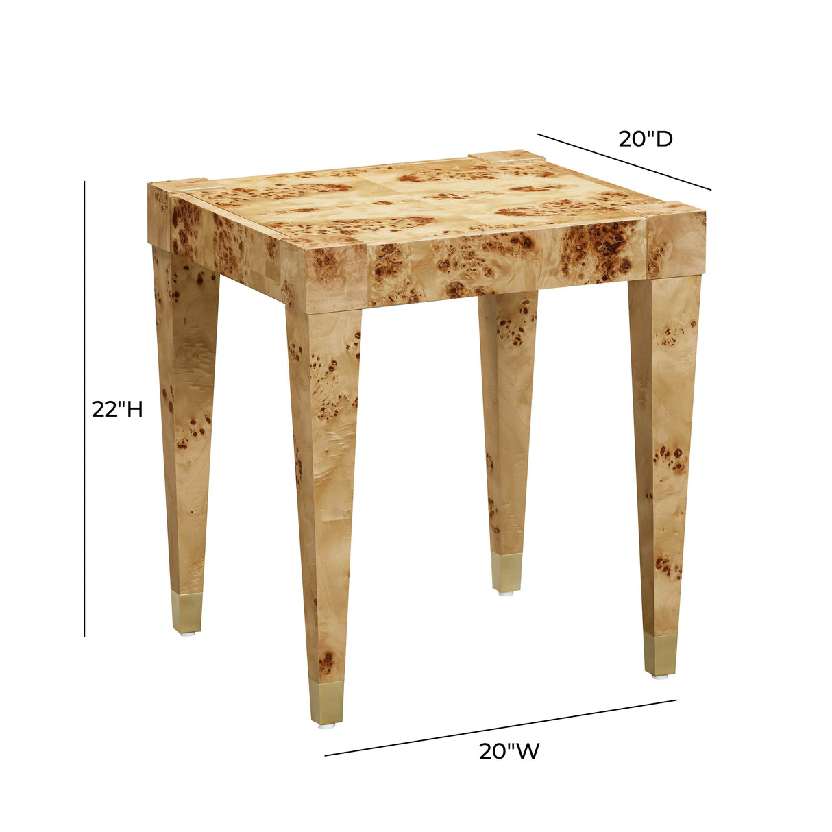 Brandyss Burl End Table