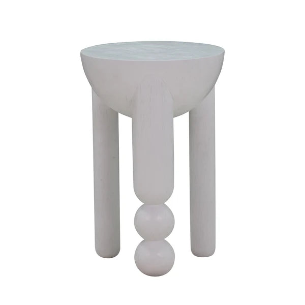 Morse Cognac Wooden Accent Table