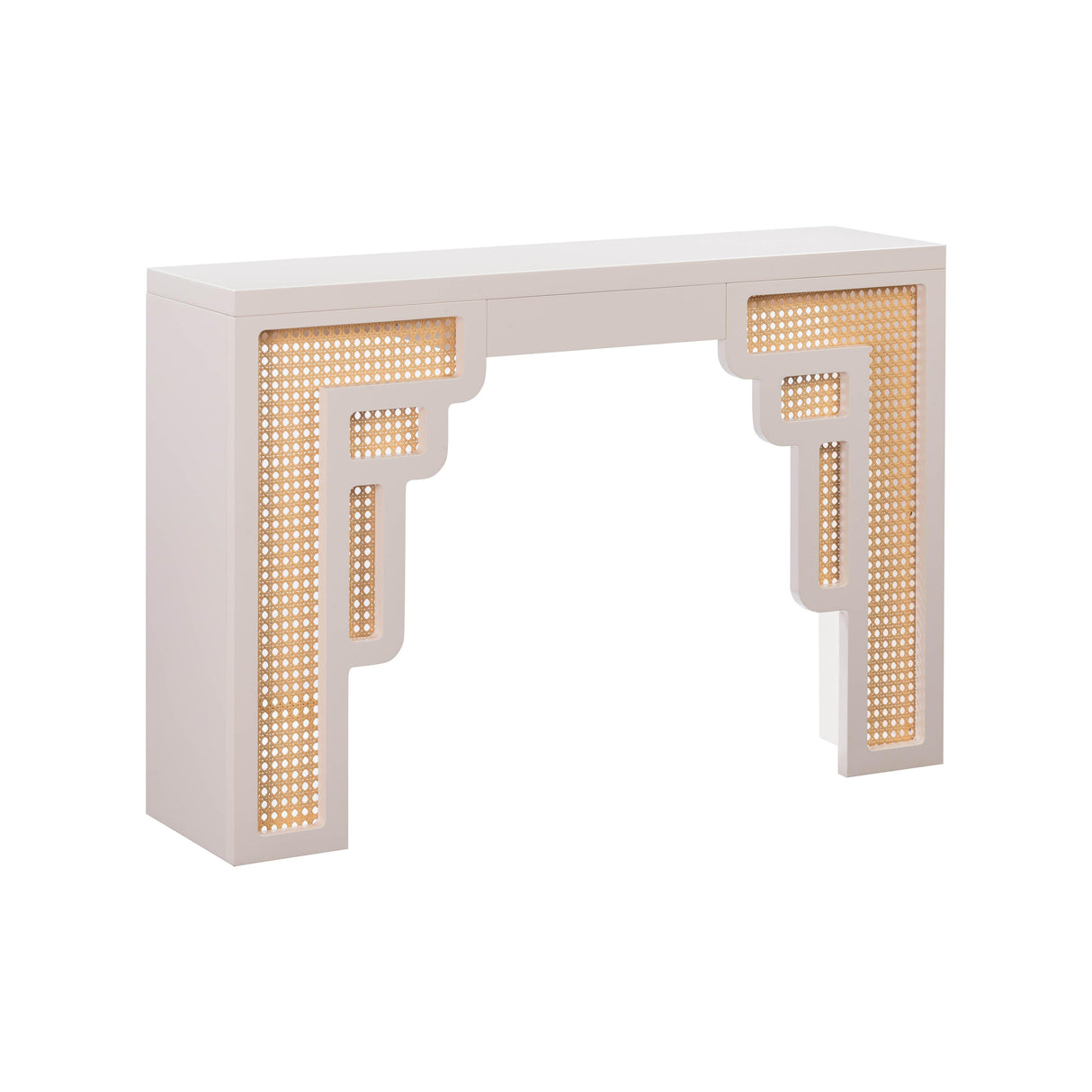 Suzie 45" Rattan Console Table