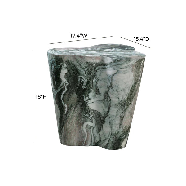 Slab Concrete Indoor / Outdoor Side Table (17"-21")