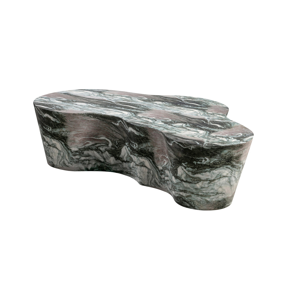 Slab 59" Concrete Indoor/Outdoor Coffee Table - View 10