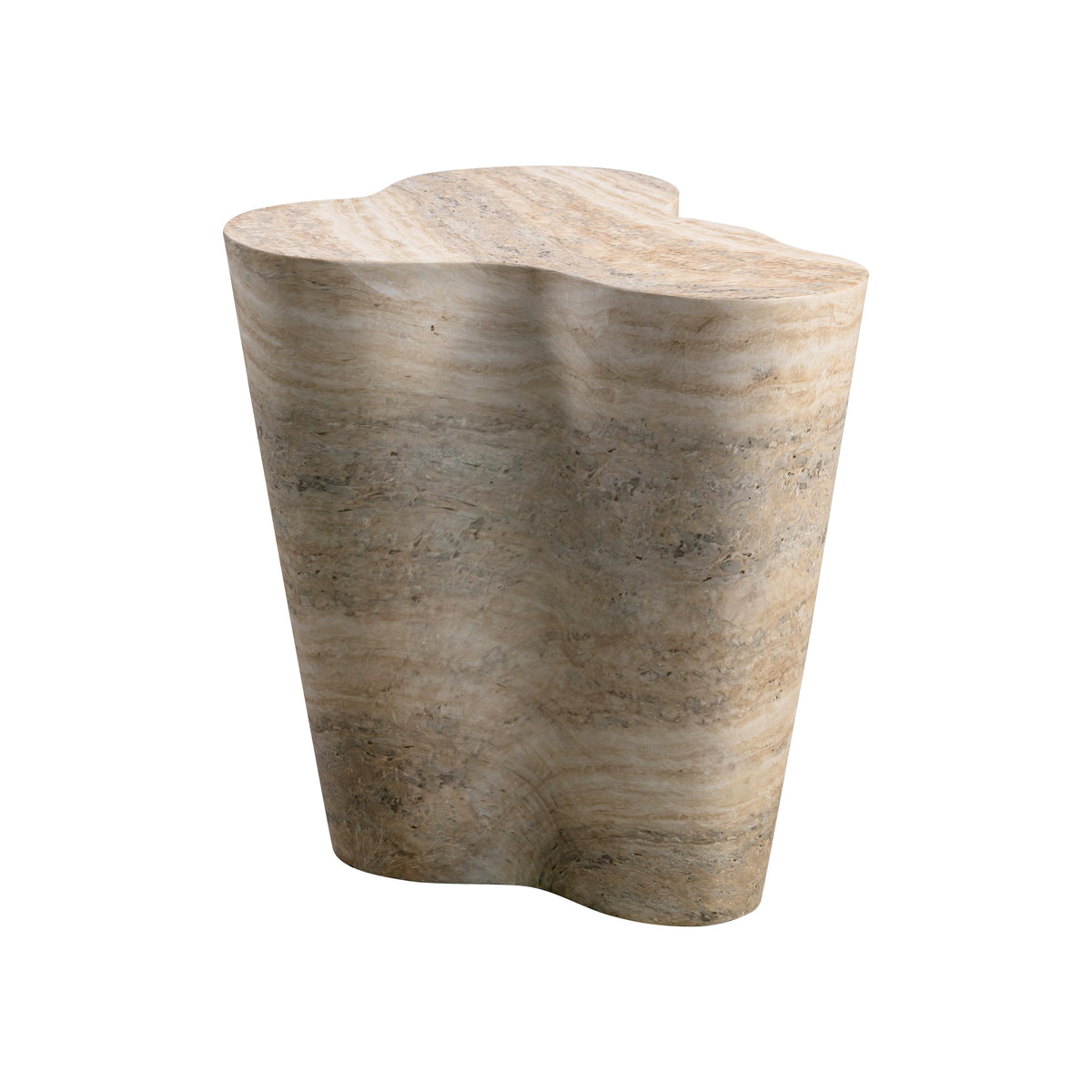 Slab Concrete Indoor/Outdoor Side Table (18"-22") - View 26