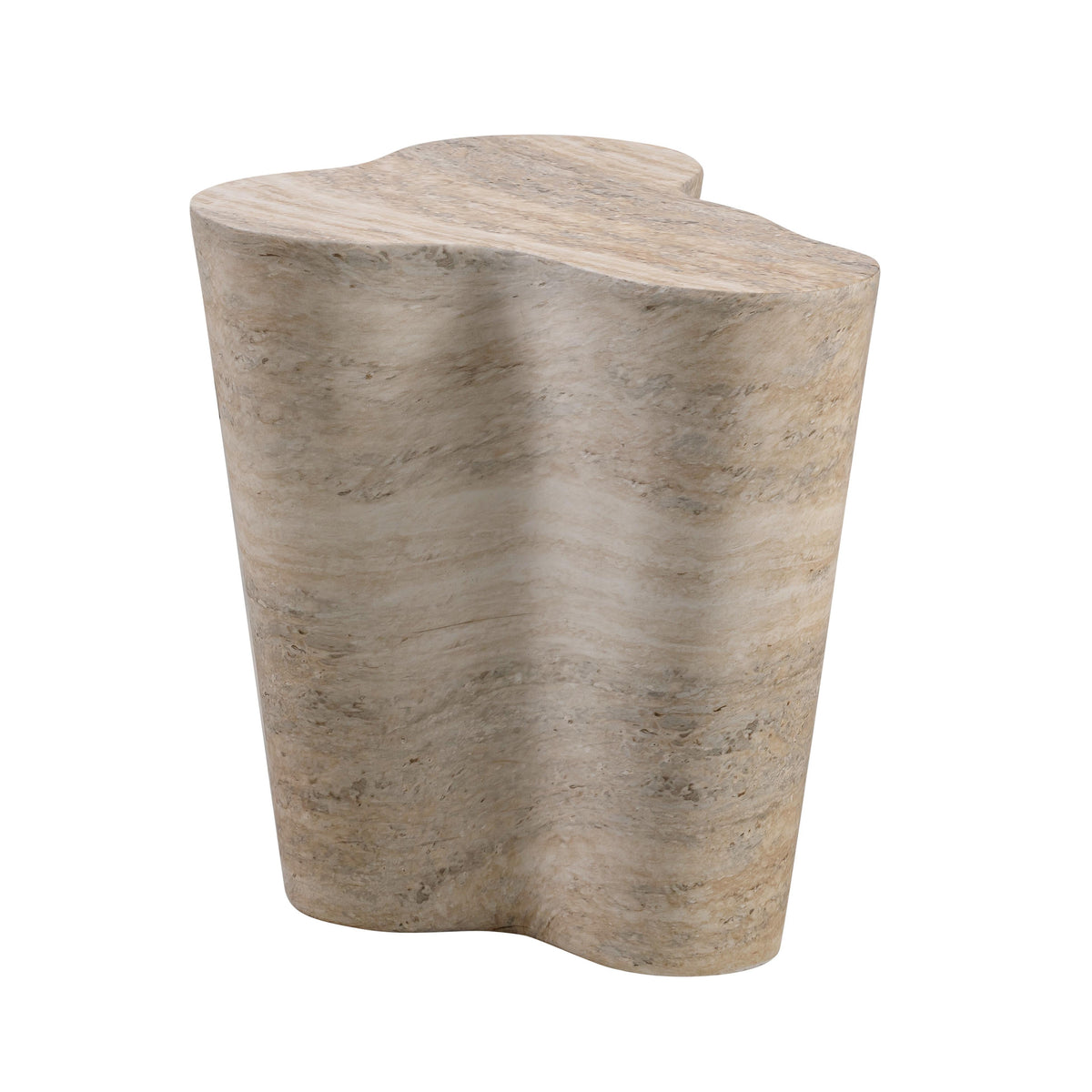 Slab Concrete Indoor/Outdoor Side Table (18"-22") - View 34
