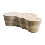 Slab 59" Concrete Indoor/Outdoor Coffee Table - View 18
