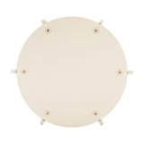 Gloria 35" Cream Oak Round Coffee Table