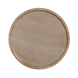 Darcy Faux Travertine Concrete Side Table