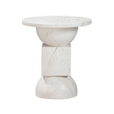 Chip Faux Marble Indoor / Outdoor Side Table
