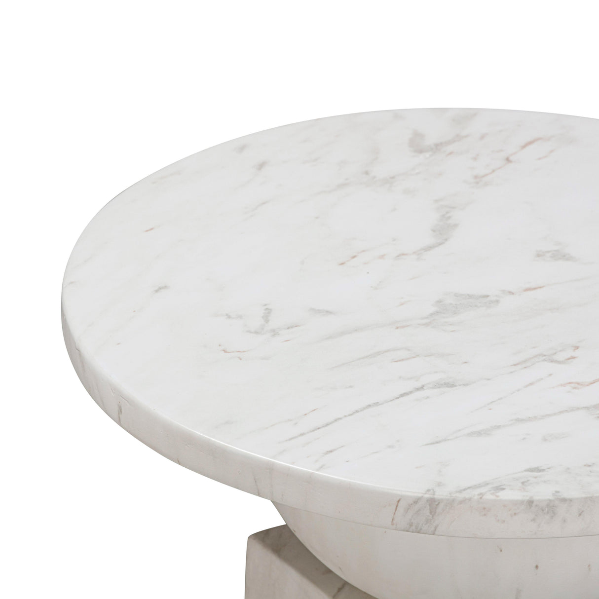 Chip Faux Marble Indoor / Outdoor Side Table