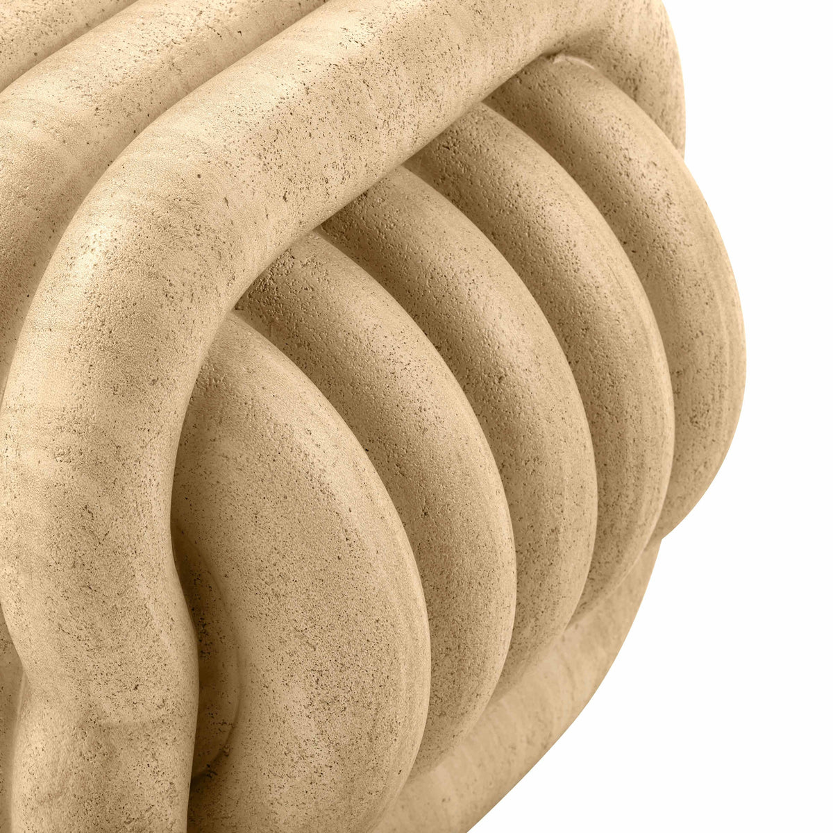 Love Knot Concrete Indoor/Outdoor Accent Stool - View 6