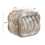 Love Knot Concrete Indoor / Outdoor Accent Stool