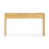Brandyss 54" Burl Console Table