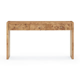 Brandyss 54" Burl Console Table