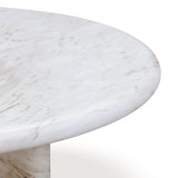 Juju Faux Marble Indoor/Outdoor Round Coffee Table (24"-32")