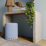 Opus 43" Cream Capiz Shell Console Table