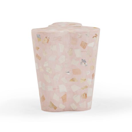 Slab Faux Terrazzo Indoor/Outdoor Side Table - View 15