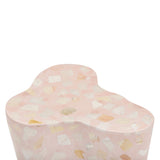 Slab Faux Terrazzo Indoor/Outdoor Side Table - View 19