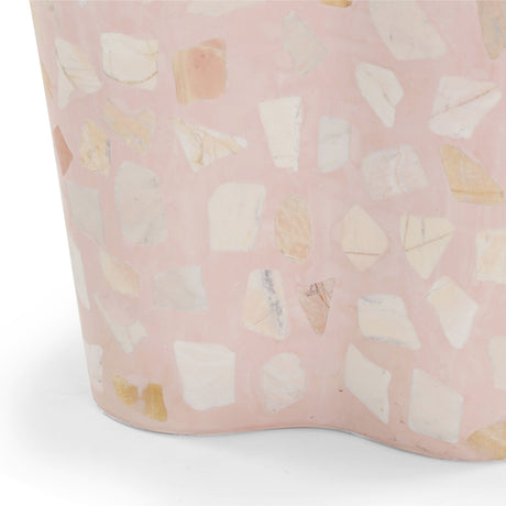 Slab Faux Terrazzo Indoor/Outdoor Side Table - View 21