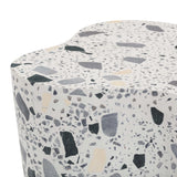 Slab Faux Terrazzo Indoor/Outdoor Side Table - View 30