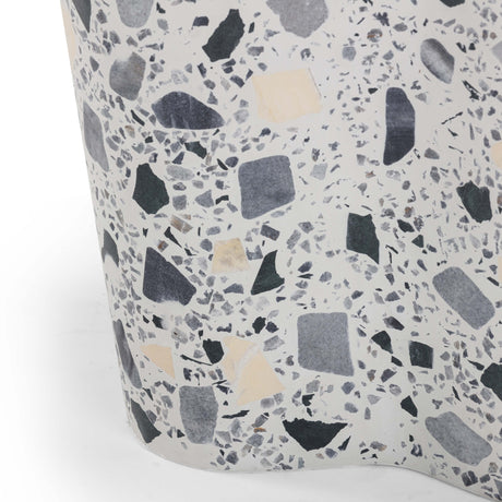 Slab Faux Terrazzo Indoor/Outdoor Side Table - View 29