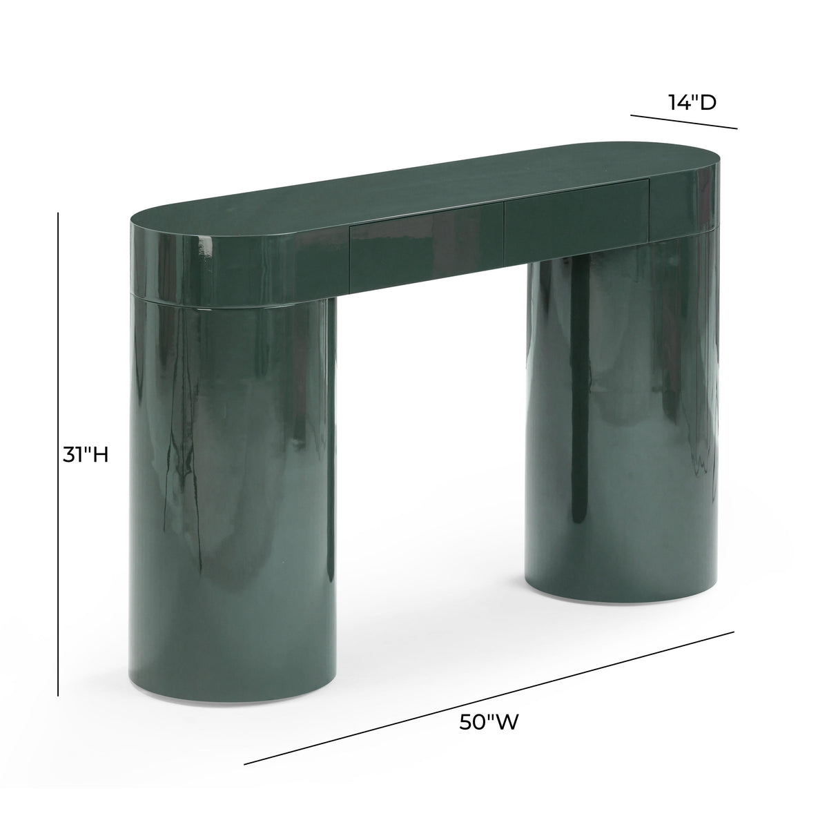 Mira 50" High Gloss Console Table