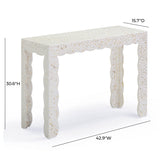 Piara 43" Natural Capiz Shell Console