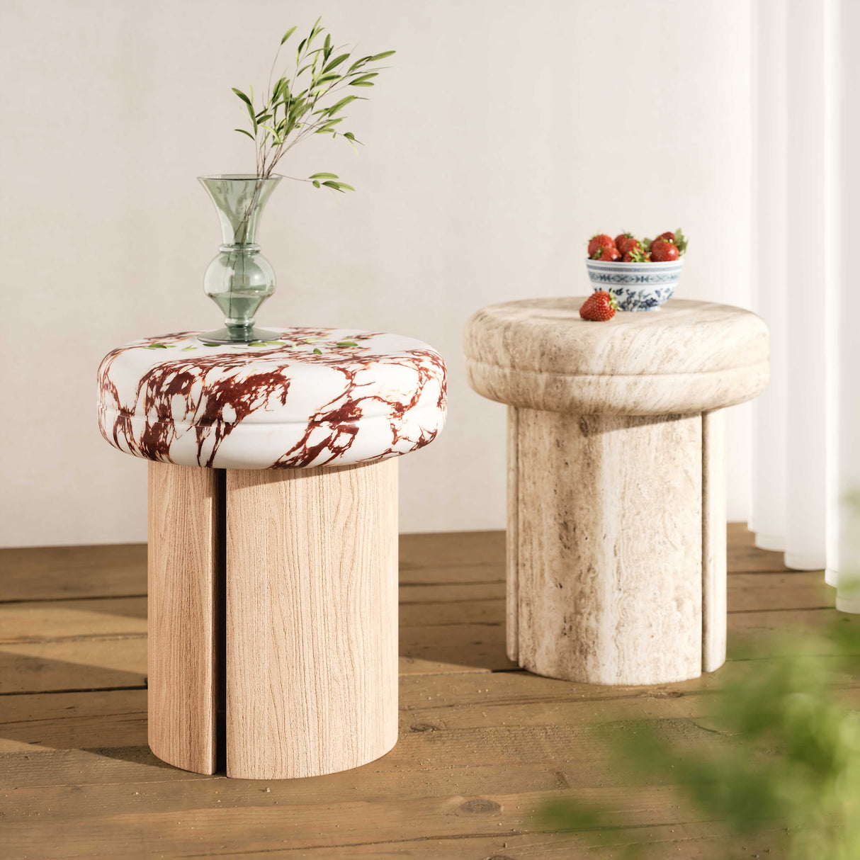 Sheila Textured Concrete Indoor / Outdoor Side Table