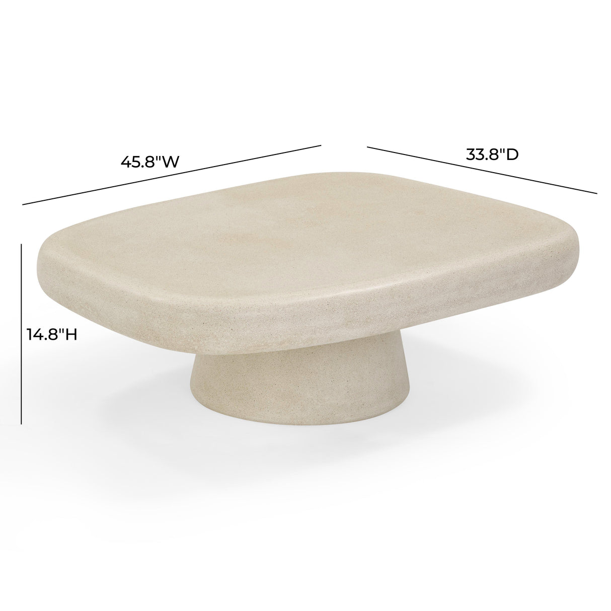 Darial 46" Indoor/Outdoor Coffee Table