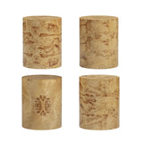 Fig Natural Burl Drum Side Table