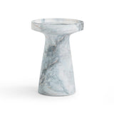 Zara Faux Aegean Marble Indoor / Outdoor Side Table