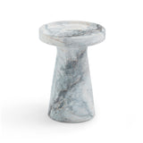 Zara Faux Aegean Marble Indoor / Outdoor Side Table