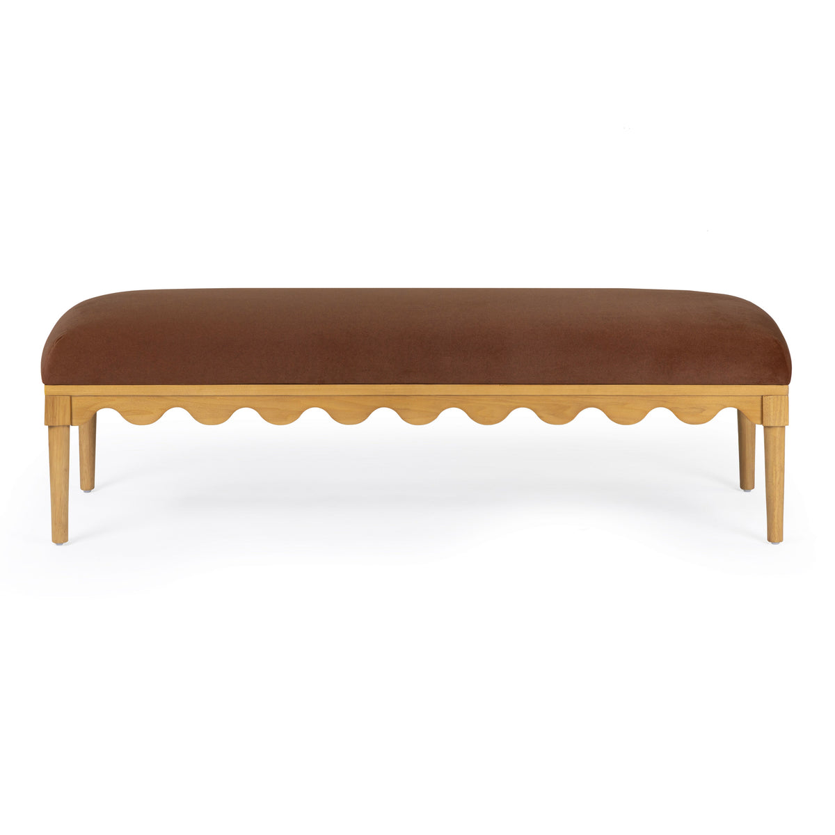 Oodle 56.5" Performance Vegan Mohair Bench - View 21